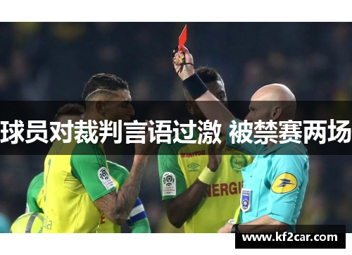 球员对裁判言语过激 被禁赛两场
